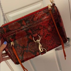Rebecca Minkoff Python Red Purse Large MAC
